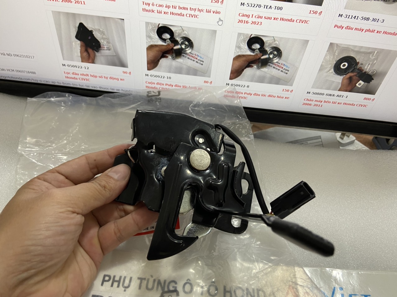 Khóa ngậm nắp Capo xe Honda CIVIC 2006-2011